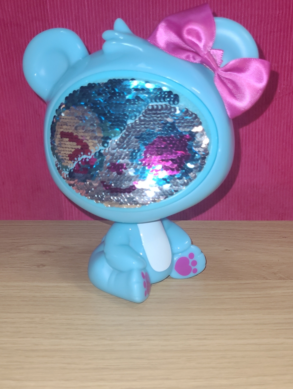 The Zequins "Spark "blue Bear Reversible  Figure  ,Tiger Head Toys